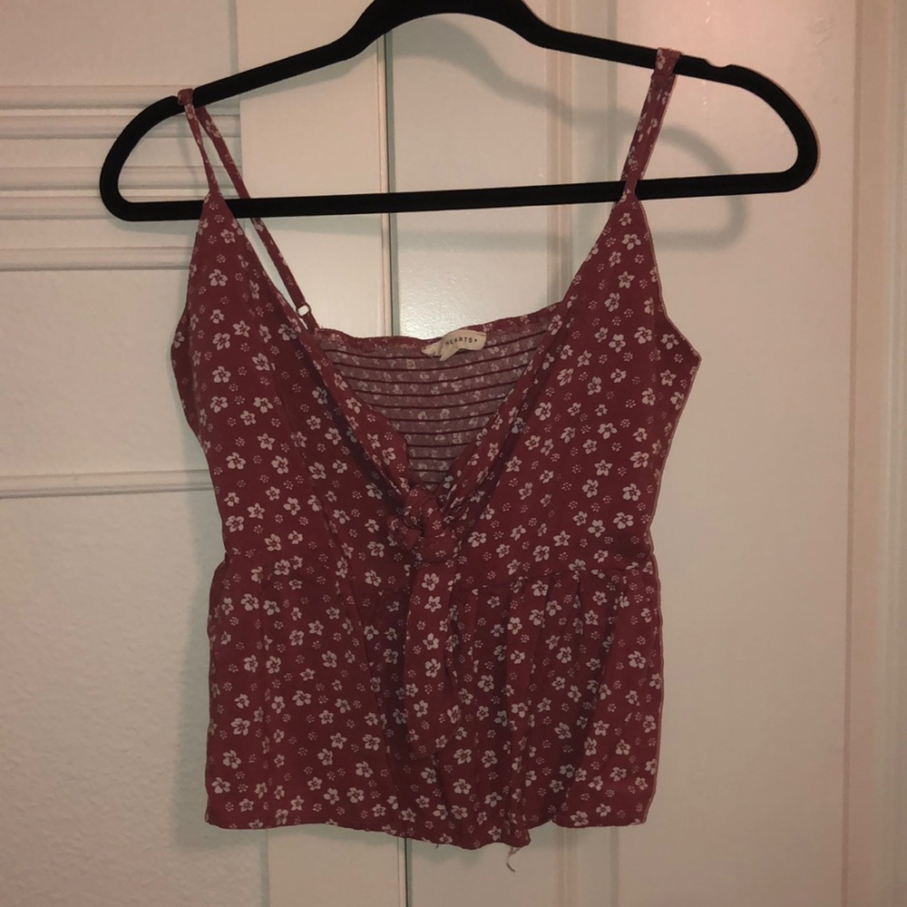 Tank top from PacSun with a bow that ties in the front. Size Small